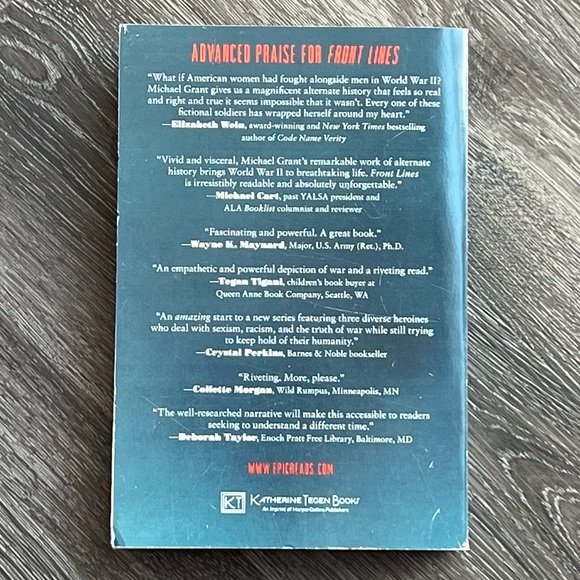 Front Lines by Michael Grant Paperback Book, Advance Reader’s Ed - FINAL PRICE - Picture 10 of 10